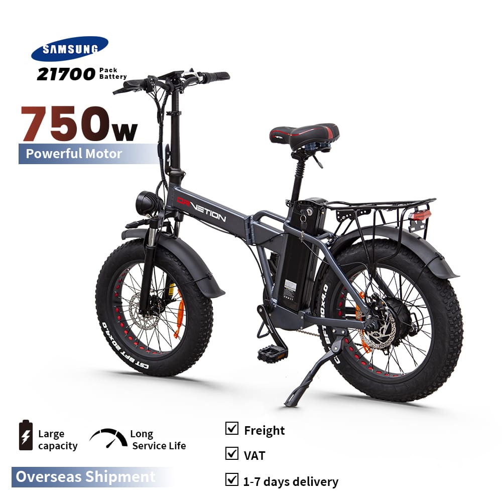 DrVetion AT20 750W Fat Bike Elektro fahrrad 45 km/h