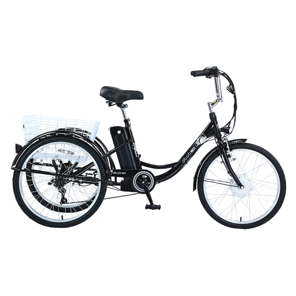 Vélo cargo électrique à trois roues GOGOBEST GF100 350 W