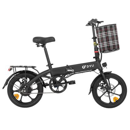 DYU A1F 16 polegadas 36V 250W bicicleta elétrica dobrável