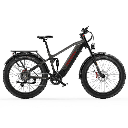 LANKELEISI Dukawey Silvertip8 52V 20Ah 1000W Fat Tire Electric Bike.