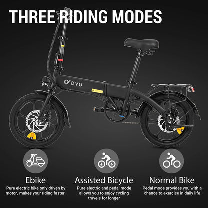 DYU A1F Pro Folding Portable Electric Bike