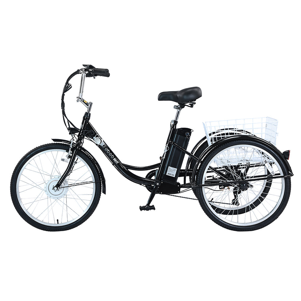 GOGOBEST GF100 350W Bicicleta de carga elétrica de três rodas