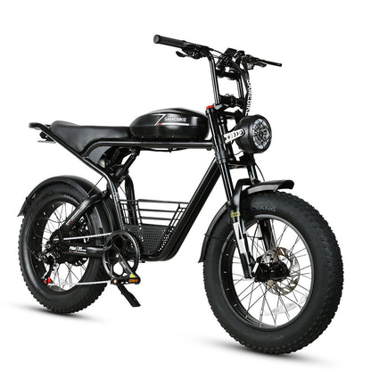 SAMEBIKE M20-II 1200W electric motorcycle, 45 km/h.