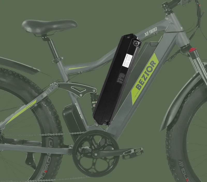 Bezior Bicycle Waterproof Li-Battery for XF900-12.5Ah Ebikes