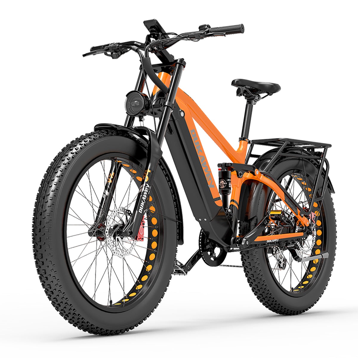 LANKELEISI Dukawey Silvertip8 52V 20Ah 1000W Fat Tire Electric Bike.