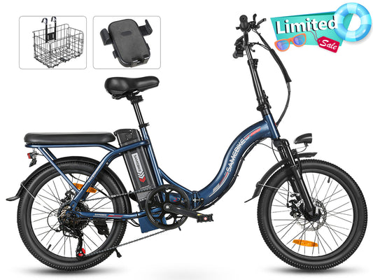 SAMEBIKE CY20 Tragbares Pendler-Elektro fahrrad