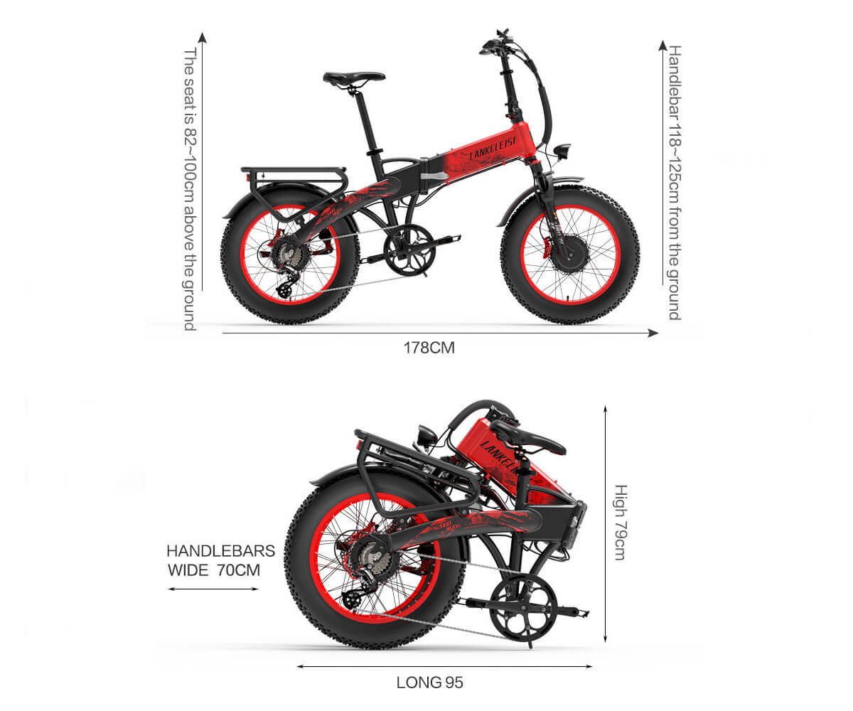 LANKELEISI X2000 Max 2000W elektrische fiets