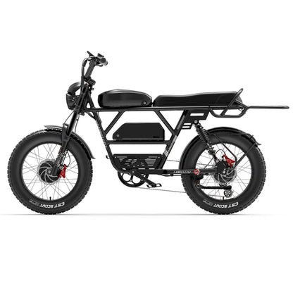 LANKELEISI X3000 Plus-UP Fat Tire Vélo électrique de neige