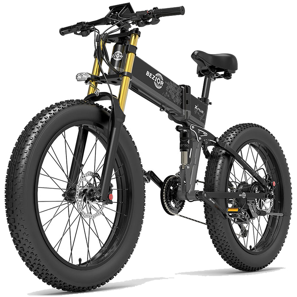 Bezior X Plus 1500 W Klapp-Mountain-E-Bike 60 km 25 km/h