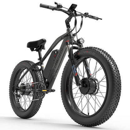 LANKELEISI MG740 Plus Bicicleta elétrica off-road de motor duplo (novo em 2023)