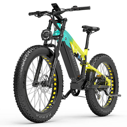 LANKELEISI RV800 Plus Mountain bike elettrica con motore Bafang da 750 W di alta qualità