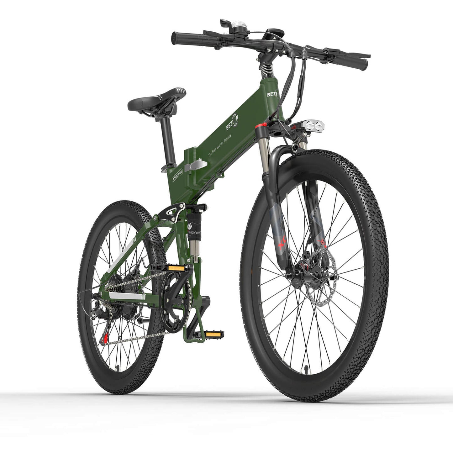Bicicleta elétrica dobrável Bezior X500 Pro 100 km 25 km/h