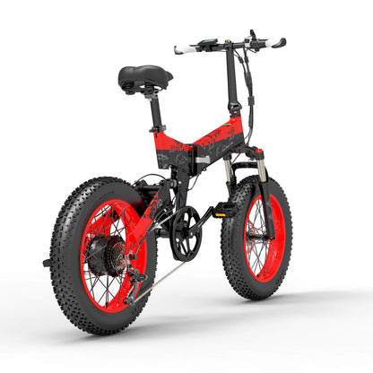 Bezior XF200 1000W Folding bicicleta de montanha elétrica