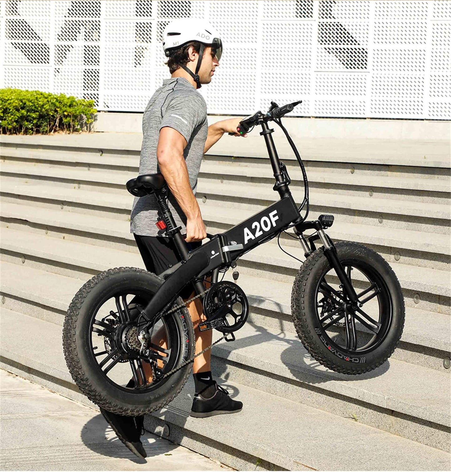 ADO A20F+ Faltbares E-Bike mit fetten Reifen ohne Gas (EU-Version)